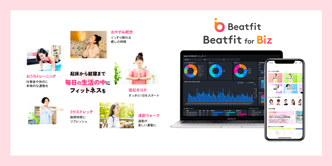 健康経営ソリューション「BeatFit for Biz」