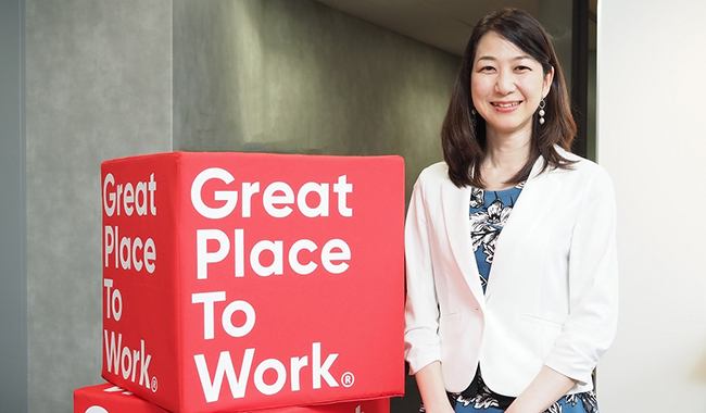 写真：Great Place to Work® Institute Japan　代表取締役社長 岡元 利奈子 氏